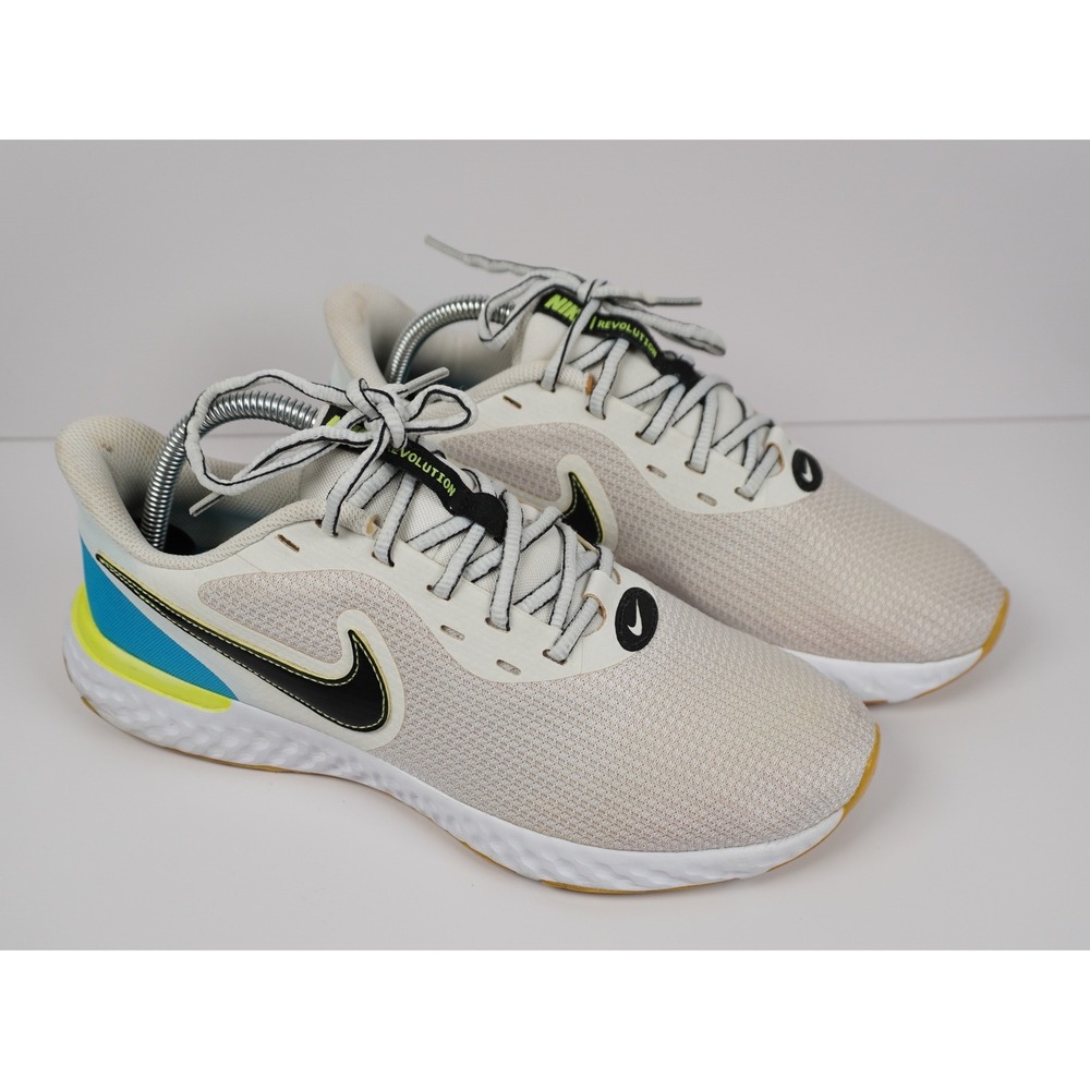 Nike‎ Revolution 5 Women Running Shoes Summit White Laser Blue Volt 8.5